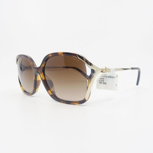 COACH HC8280U 5120/13 New Dark Tortoise/Brown Gradient Women's Sunglasses - Picture 1 of 8